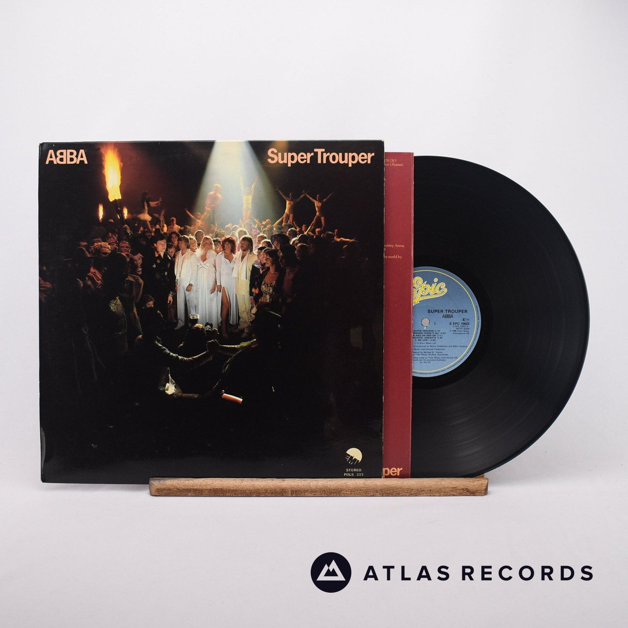ABBA Super Trouper LP Vinyl Record - Front Cover & Record