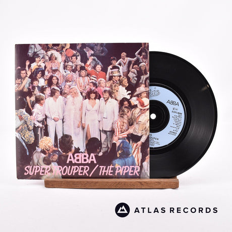 ABBA Super Trouper 7" Vinyl Record - Front Cover & Record