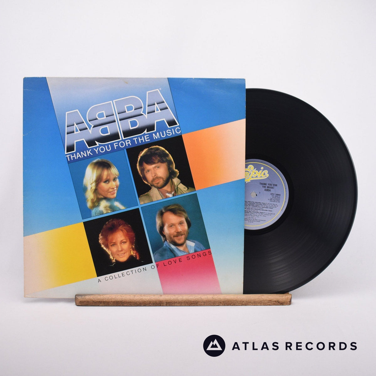 ABBA Thank You For The Music LP Vinyl Record - Front Cover & Record