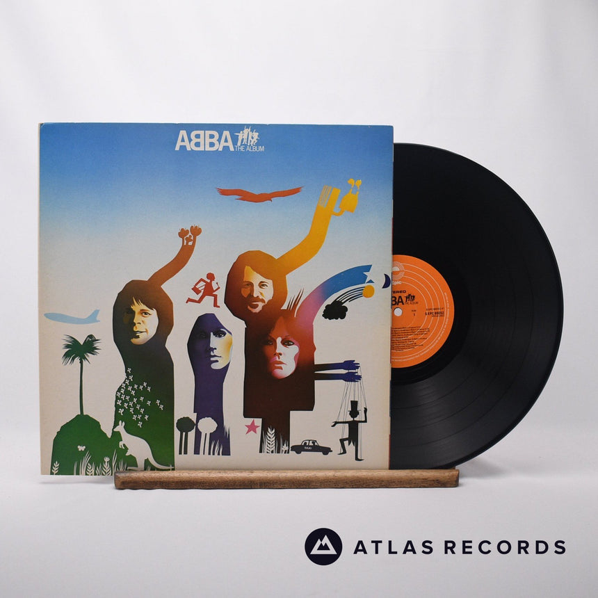 ABBA The Album LP Vinyl Record - Front Cover & Record