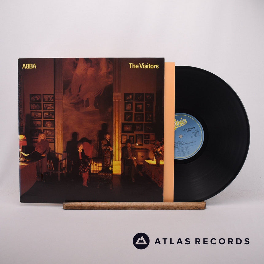 ABBA The Visitors LP Vinyl Record - Front Cover & Record