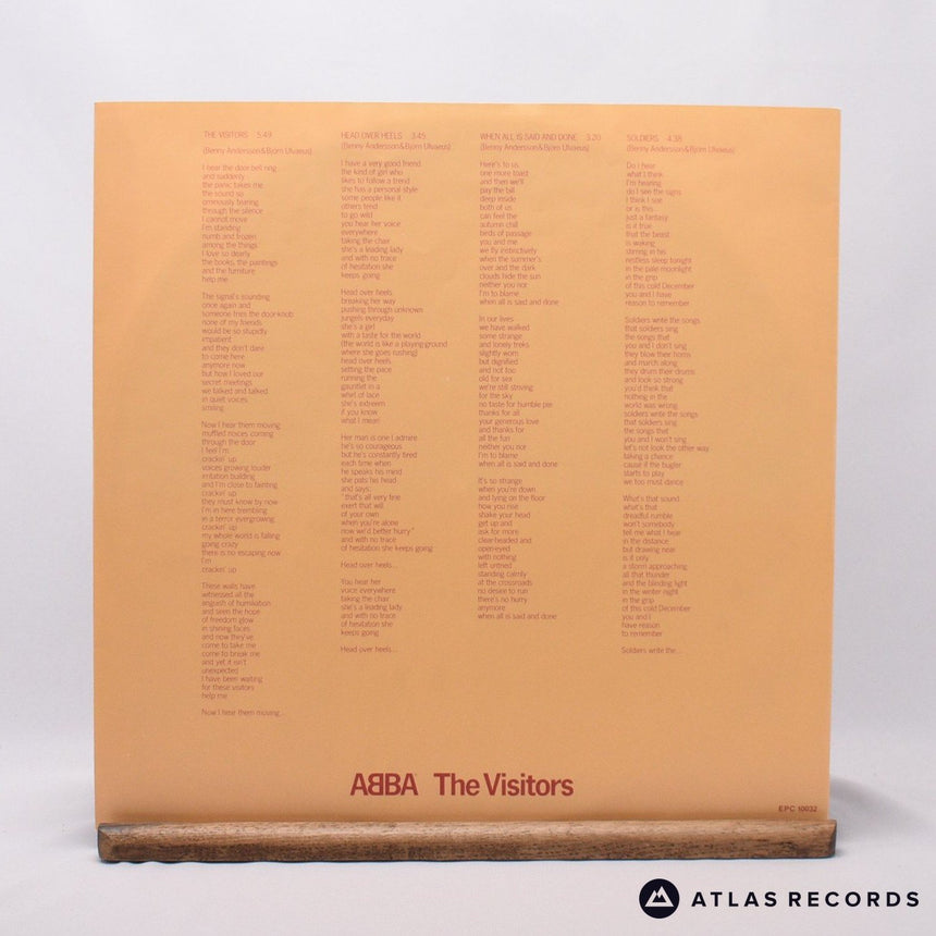 ABBA - The Visitors - LP Vinyl Record - VG+/EX