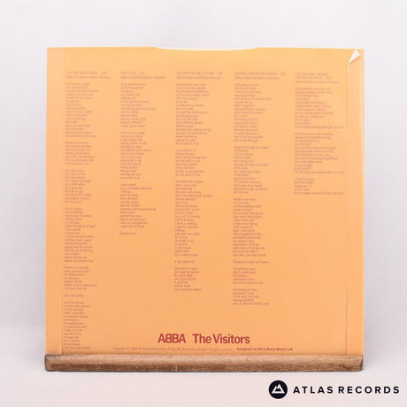 ABBA - The Visitors - Insert A6 B6 LP Vinyl Record - EX/NM