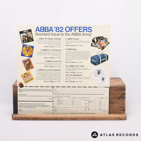 ABBA - The Visitors - Insert A6 B6 LP Vinyl Record - EX/NM
