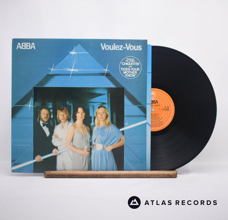 ABBA Voulez-Vous LP Vinyl Record - Front Cover & Record