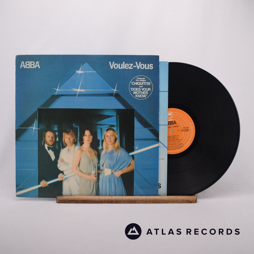 ABBA Voulez-Vous LP Vinyl Record - Front Cover & Record