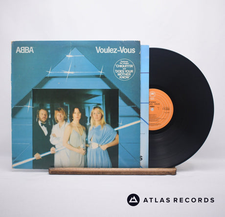ABBA Voulez-Vous LP Vinyl Record - Front Cover & Record