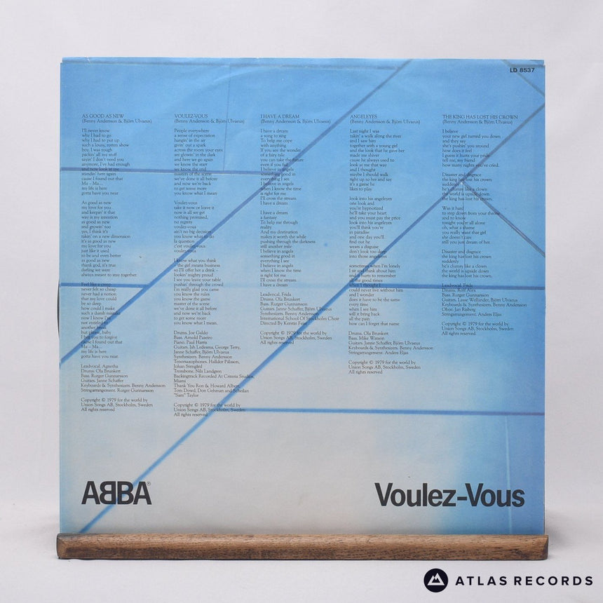 ABBA - Voulez-Vous - LP Vinyl Record - VG+/VG+