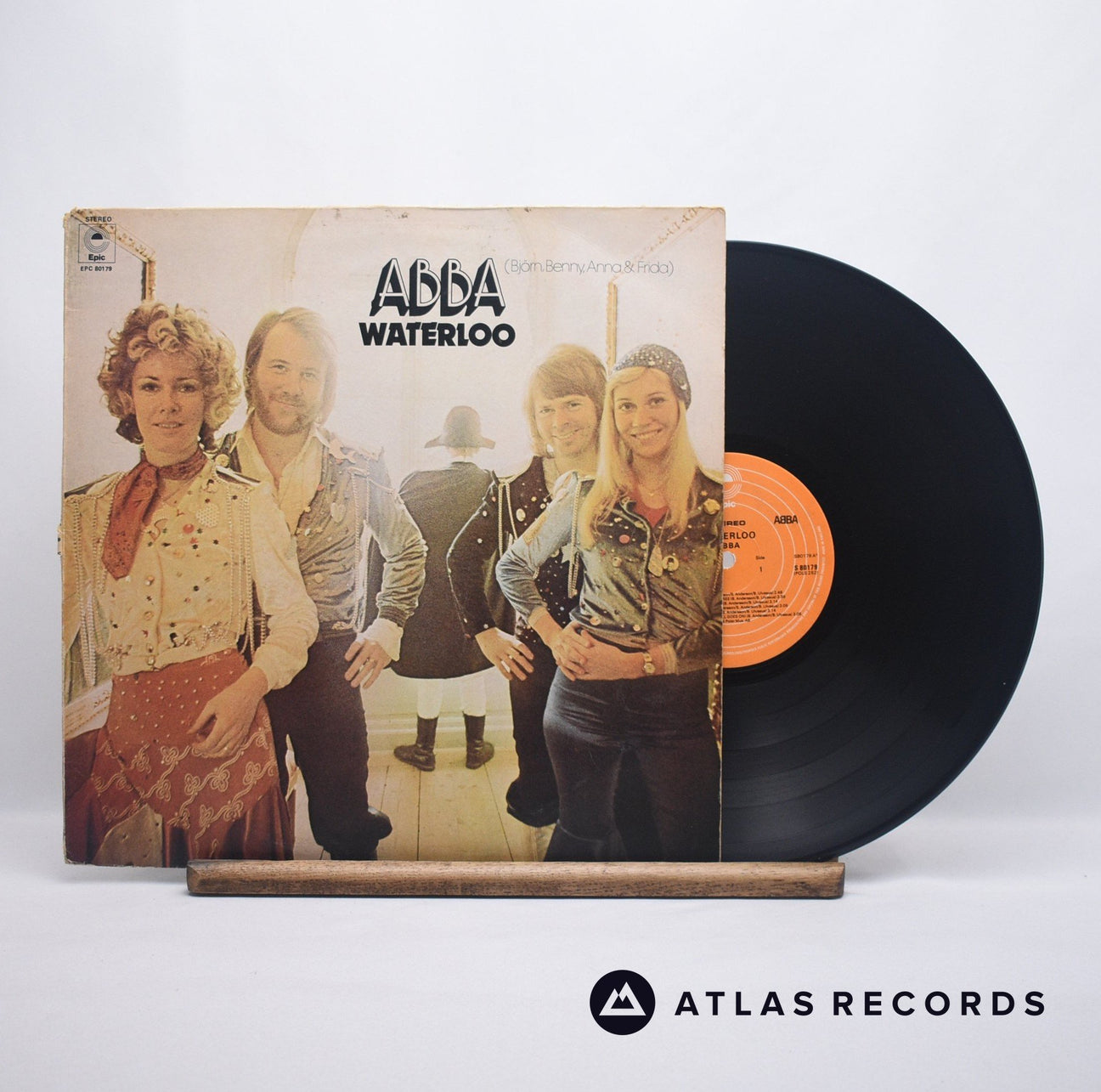 ABBA Waterloo LP Vinyl Record - Front Cover & Record