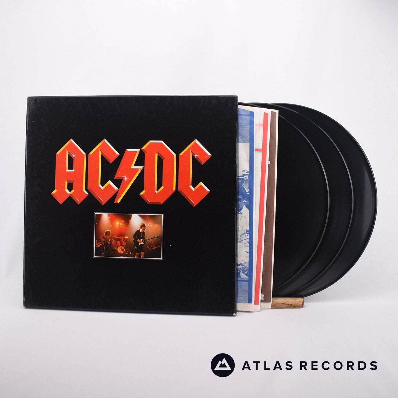 AC/DC 3 Record Set 3 x LP + 7" Vinyl Record - Front Cover & Record