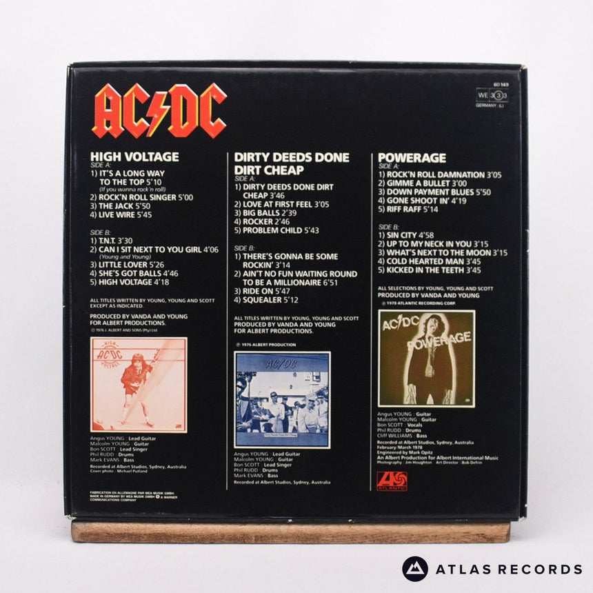 AC/DC - 3 Record Set - Reissue Strawberry 3 x LP + 7" Vinyl Record - VG+/EX