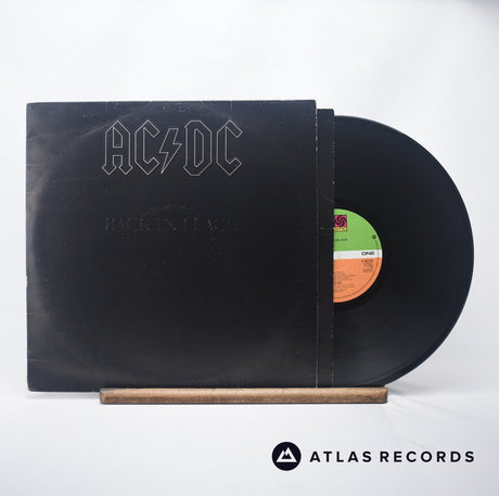 AC/DC Back In Black LP Vinyl Record - Front Cover & Record
