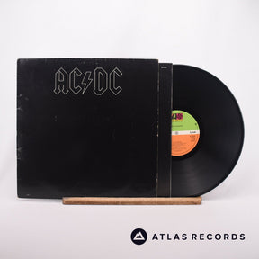 AC/DC Back In Black LP Vinyl Record - Front Cover & Record