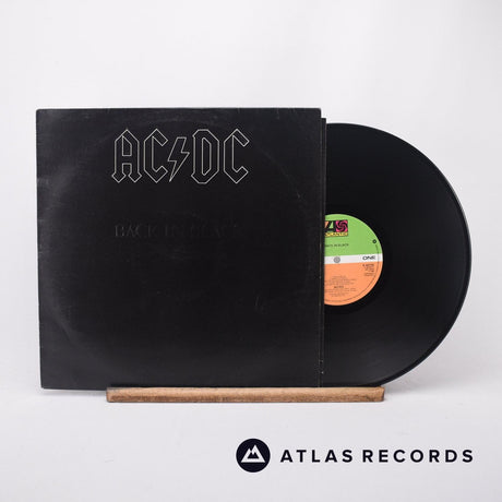 AC/DC Back In Black LP Vinyl Record - Front Cover & Record
