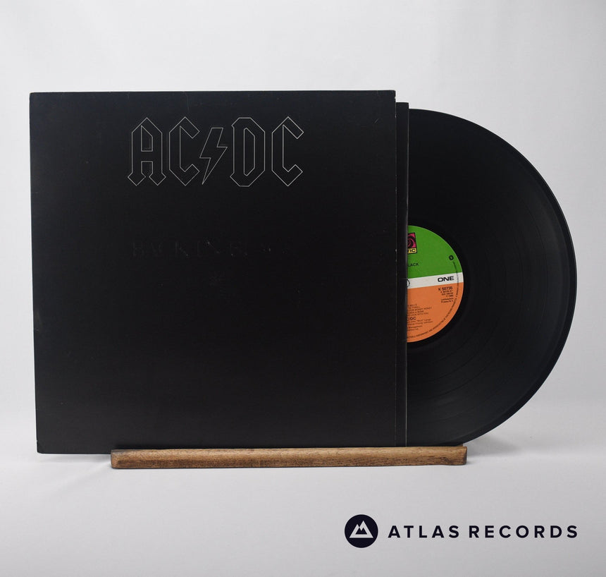 AC/DC Back In Black LP Vinyl Record - Front Cover & Record