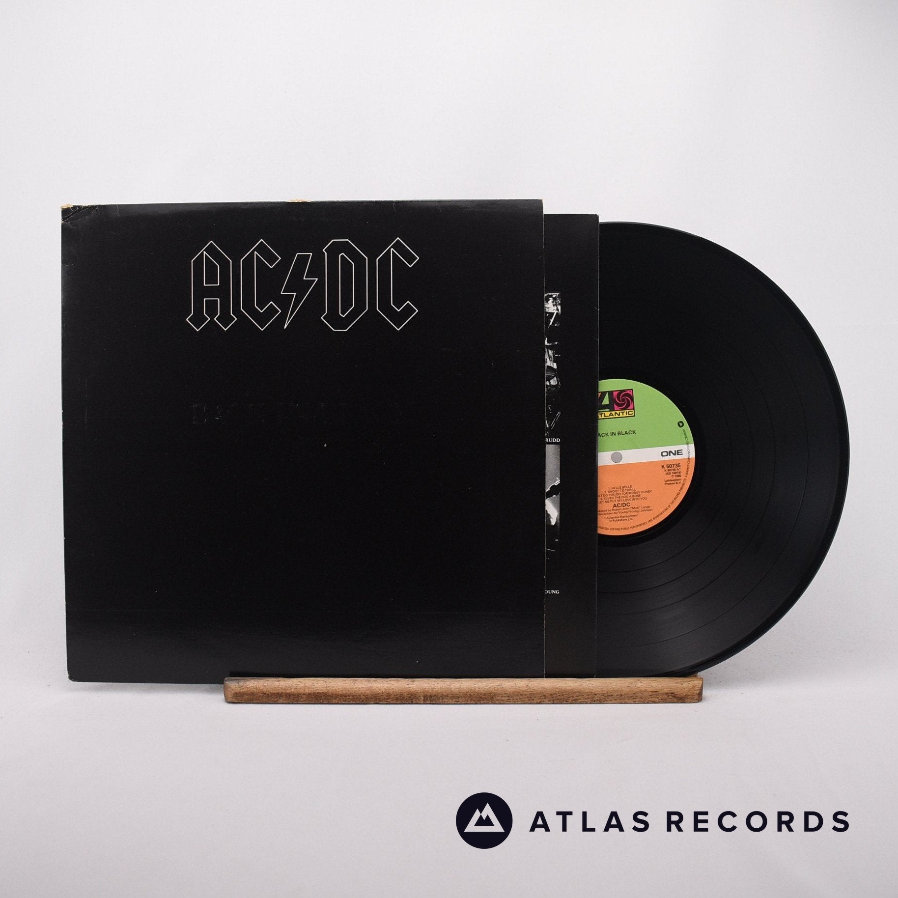 AC/DC Back In Black LP Vinyl Record VG+/EX – Atlas Records