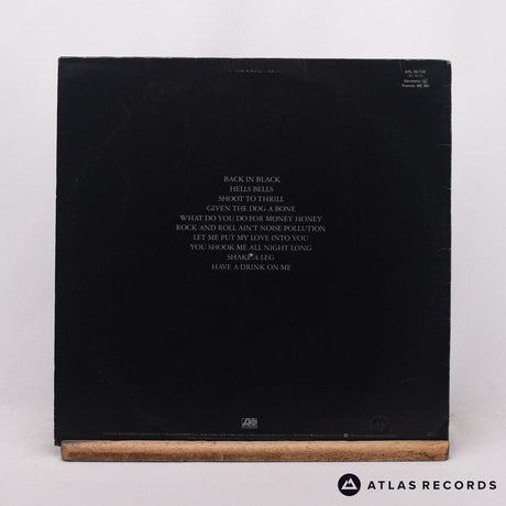 AC/DC - Back In Black - Embossed Sleeve Reissue LP Vinyl Record - VG/VG+