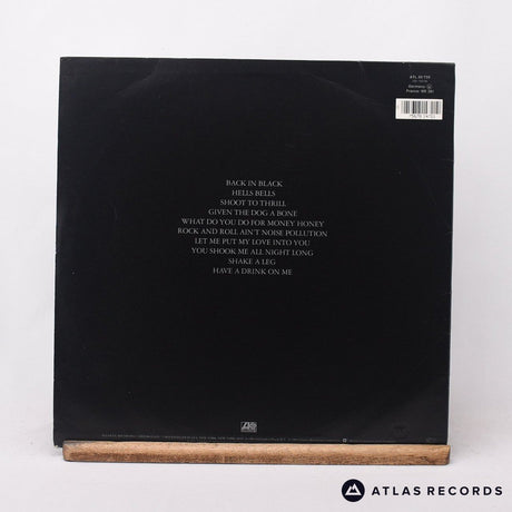 AC/DC - Back In Black - Embossed Sleeve LP Vinyl Record - VG+/EX