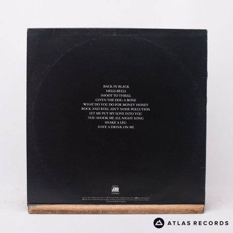 AC/DC - Back In Black - A-2 B1 LP Vinyl Record - VG/EX