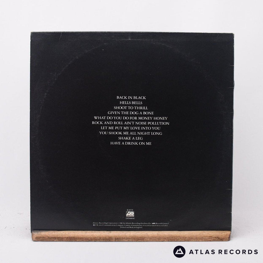 AC/DC - Back In Black - A-2 B1 LP Vinyl Record - VG/EX