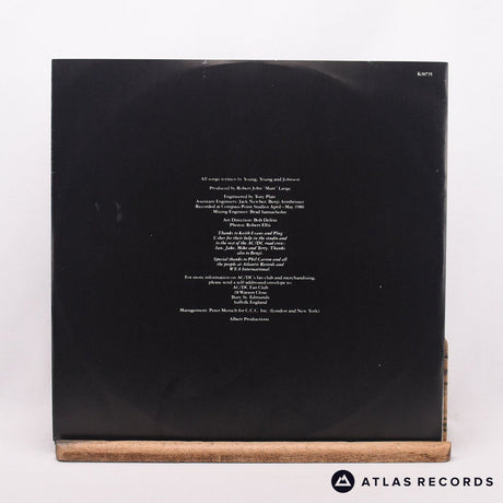 AC/DC - Back In Black - Embossed Sleeve Strawberry LP Vinyl Record - VG/EX