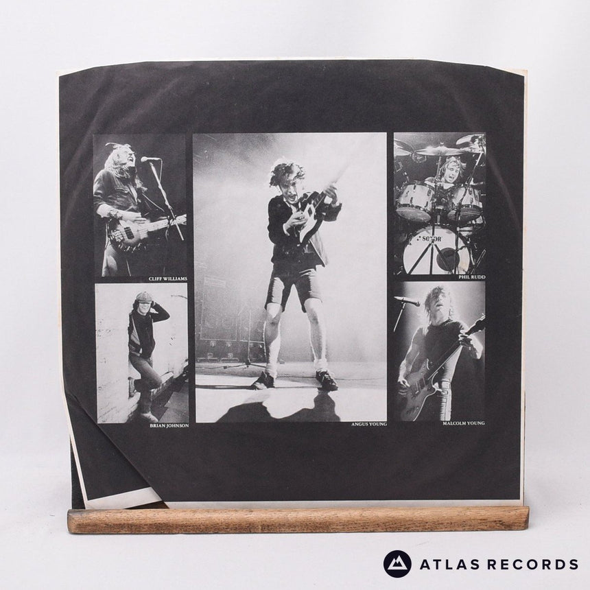 AC/DC - Back In Black - Embossed Sleeve Reissue LP Vinyl Record - VG/VG+