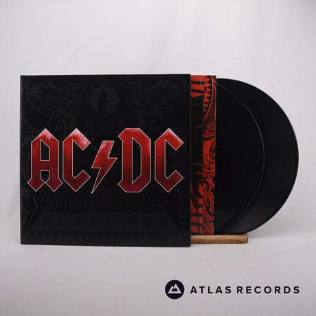AC/DC Black Ice 2 x LP Vinyl Record - Front Cover & Record