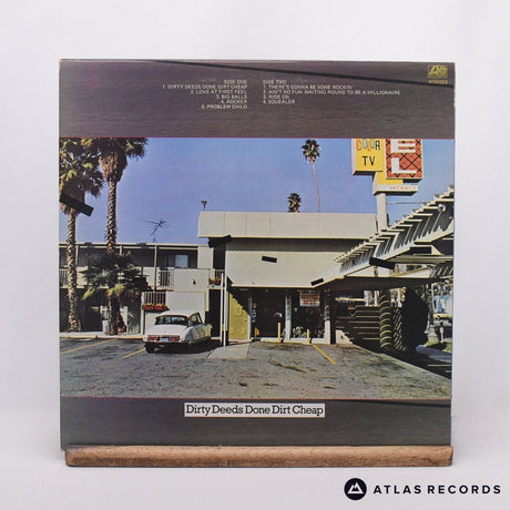 AC/DC - Dirty Deeds Done Dirt Cheap - Repress LP Vinyl Record - EX/EX