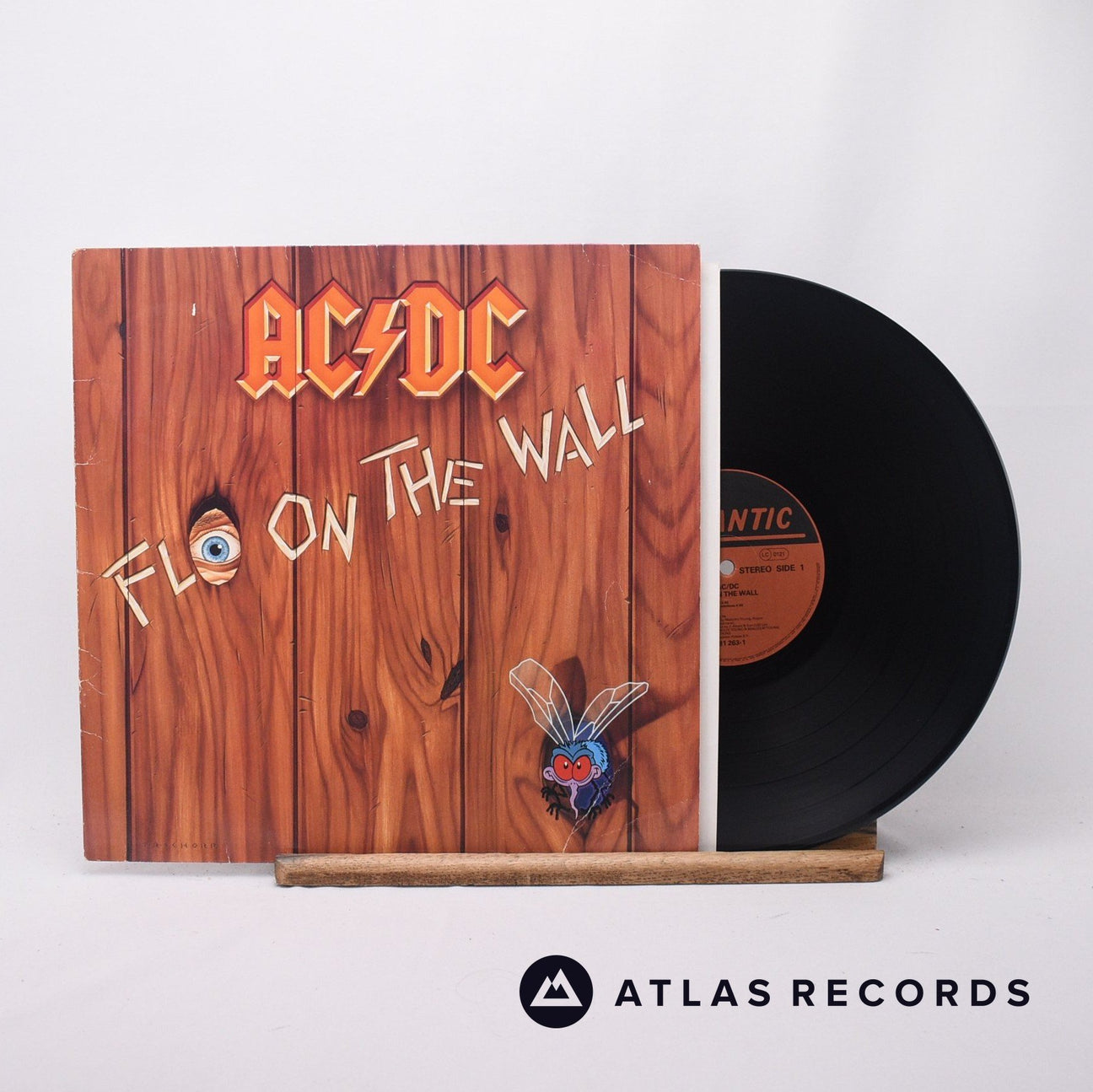 AC/DC Fly On The Wall LP Vinyl Record - Front Cover & Record