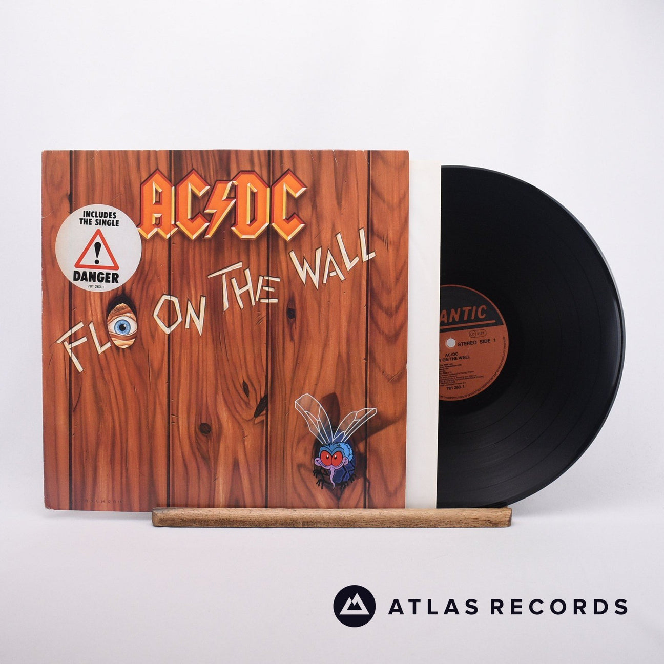 AC/DC Fly On The Wall LP Vinyl Record - Front Cover & Record