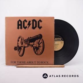 AC/DC For Those About To Rock We Salute You LP Vinyl Record - Front Cover & Record
