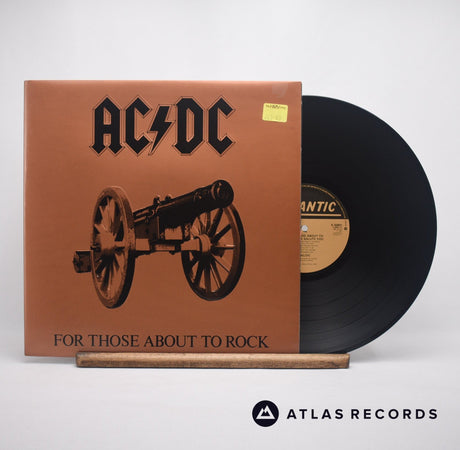 AC/DC For Those About To Rock We Salute You LP Vinyl Record - Front Cover & Record