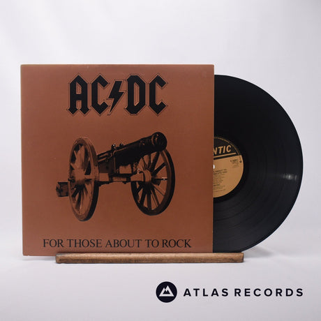 AC/DC For Those About To Rock We Salute You LP Vinyl Record - Front Cover & Record