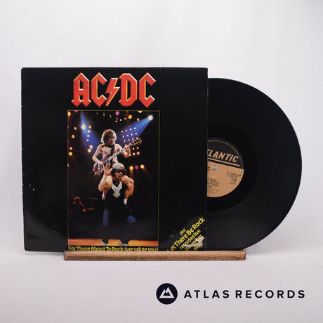 AC/DC For Those About To Rock 12" Vinyl Record - Front Cover & Record