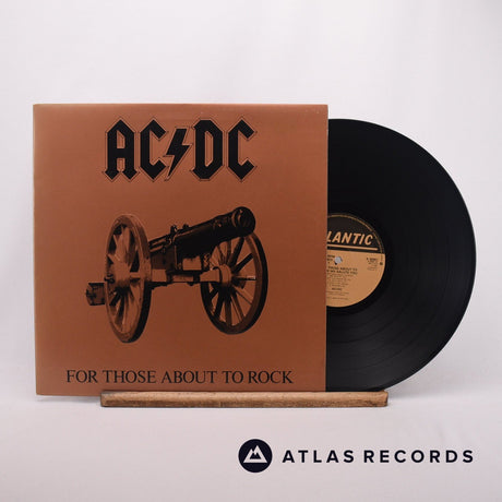 AC/DC For Those About To Rock We Salute You LP Vinyl Record - Front Cover & Record