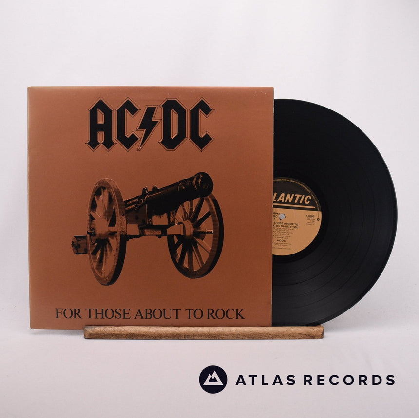 AC/DC For Those About To Rock We Salute You LP Vinyl Record - Front Cover & Record