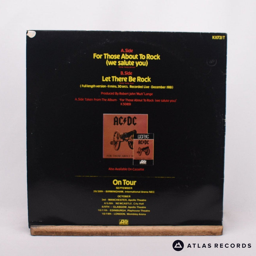 AC/DC - For Those About To Rock (We Salute You) - 12" Vinyl Record - VG/VG+