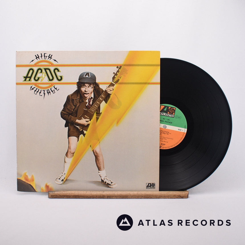 AC/DC High Voltage LP Vinyl Record - Front Cover & Record
