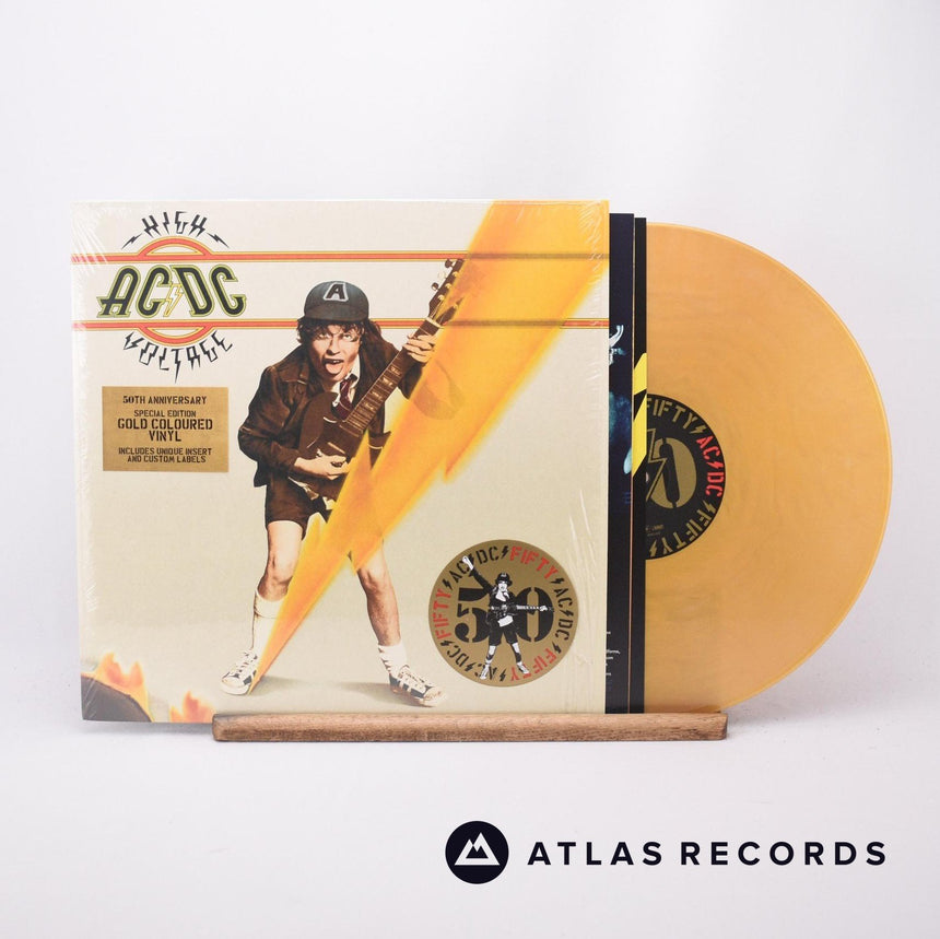 AC/DC High Voltage LP Vinyl Record - Front Cover & Record