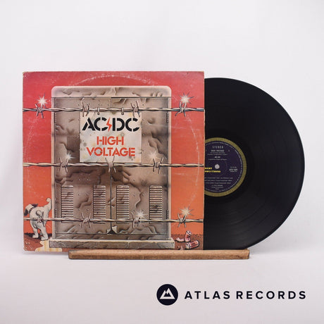AC/DC High Voltage LP Vinyl Record - Front Cover & Record