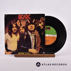 AC/DC Highway To Hell 7" Vinyl Record - Front Cover & Record