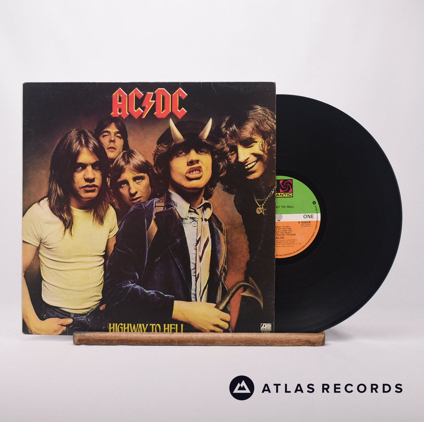 AC/DC Highway To Hell LP Vinyl Record - Front Cover & Record