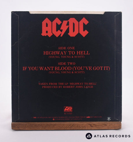 AC/DC - Highway To Hell - Reissue 7" Vinyl Record - VG+/VG+