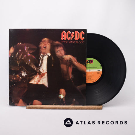 AC/DC If You Want Blood You've Got It LP Vinyl Record - Front Cover & Record