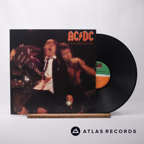 AC/DC If You Want Blood You've Got It LP Vinyl Record - Front Cover & Record