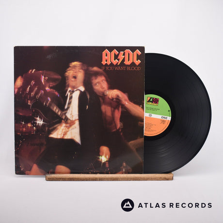 AC/DC If You Want Blood You've Got It LP Vinyl Record - Front Cover & Record