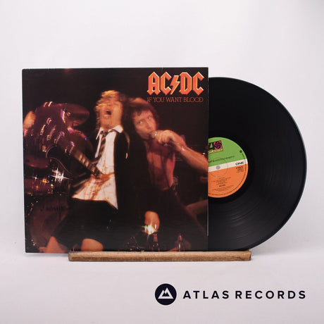 AC/DC If You Want Blood You've Got It LP Vinyl Record - Front Cover & Record