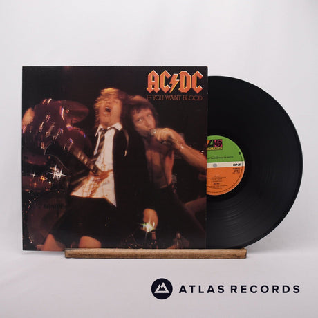 AC/DC If You Want Blood You've Got It LP Vinyl Record - Front Cover & Record
