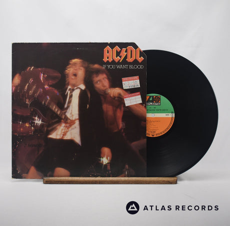 AC/DC If You Want Blood You've Got It LP Vinyl Record - Front Cover & Record