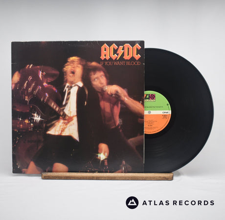 AC/DC If You Want Blood You've Got It LP Vinyl Record - Front Cover & Record